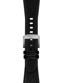 Zoom on Tissot Official PRX 40mm Black Leather Strap