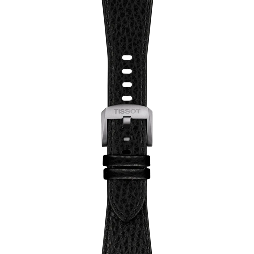 Zoom on Tissot Official PRX 40mm Black Leather Strap