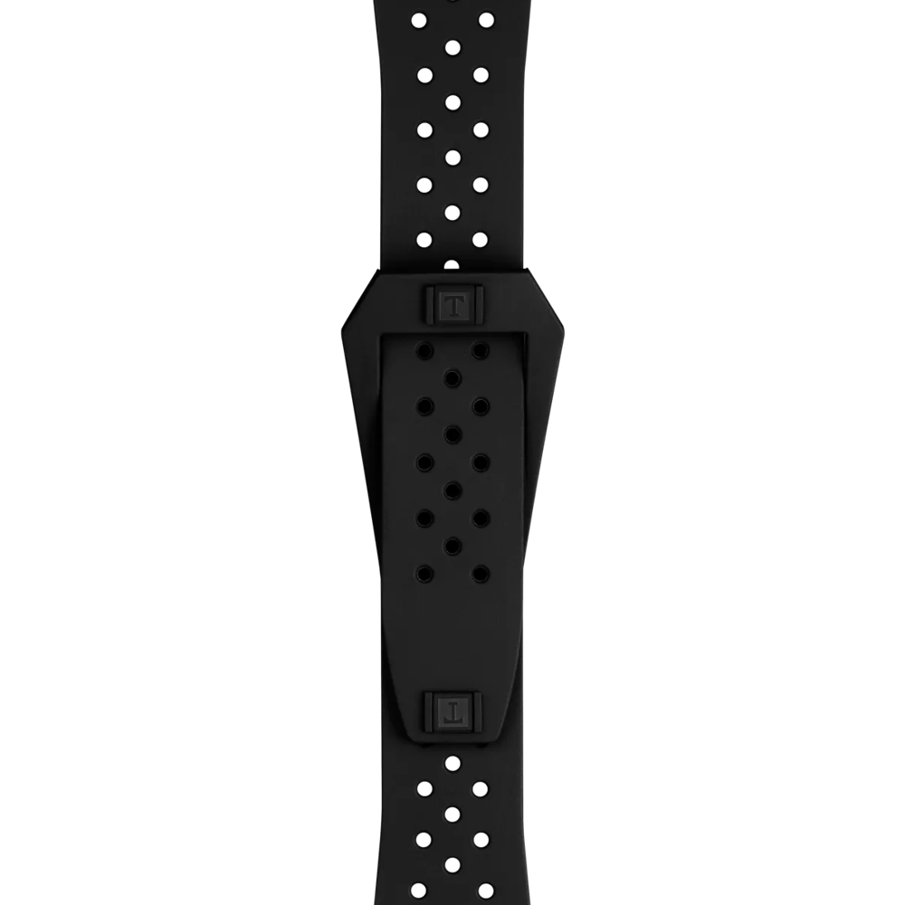 Tissot Official Black Sideral Rubber Strap