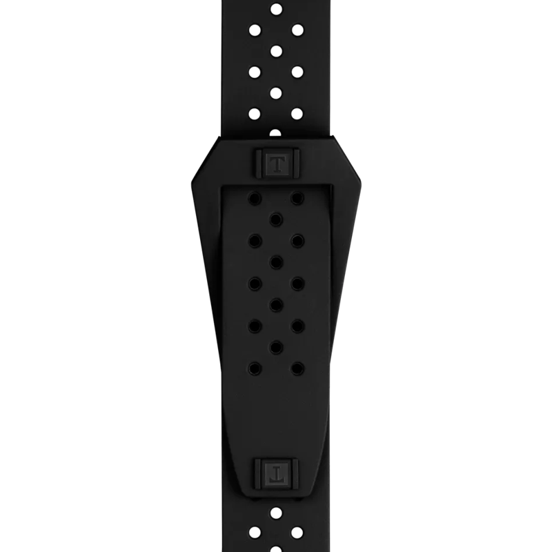 Tissot Official Black Sideral Rubber Strap