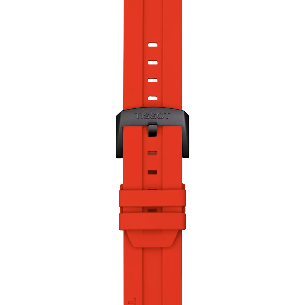 Strap zoom of the watch Tissot T-Race Cycling Vuelta 2023