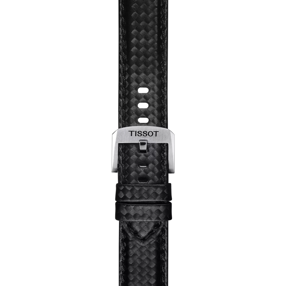 Cinturino Tissot ufficiale nero in tessuto ansa 20 mm