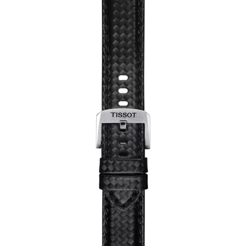 Zoom on Tissot Official Black Fabric Strap Lugs 20 mm
