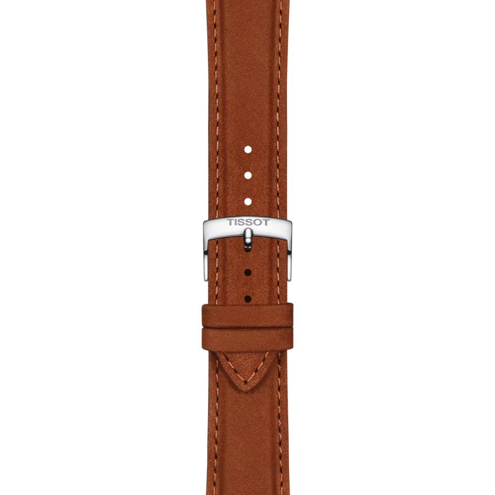 Tissot official camel leather strap lugs 21 mm