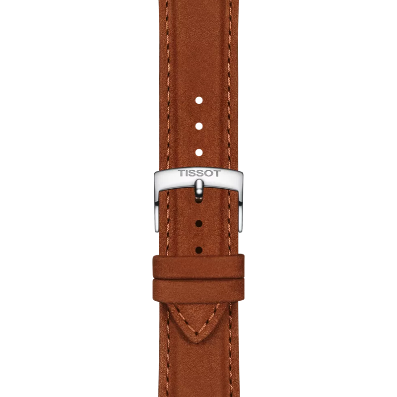 Tissot official camel leather strap lugs 21 mm