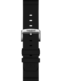 Tissot Official Black Silicone Strap Lugs 22 mm