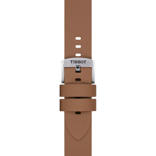 TISSOT オフィシャル ライト ブラウン ストラップ 20 mmのズーム