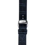 Zoom sobre Correa azul de piel oficial Tissot 19 mm