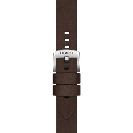 TISSOT オフィシャル ブラウン ストラップ 18 mm