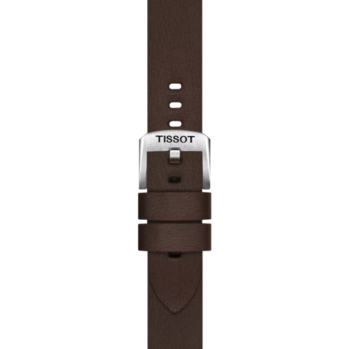 TISSOT オフィシャル ブラウン ストラップ ラグ 18 mmのズーム