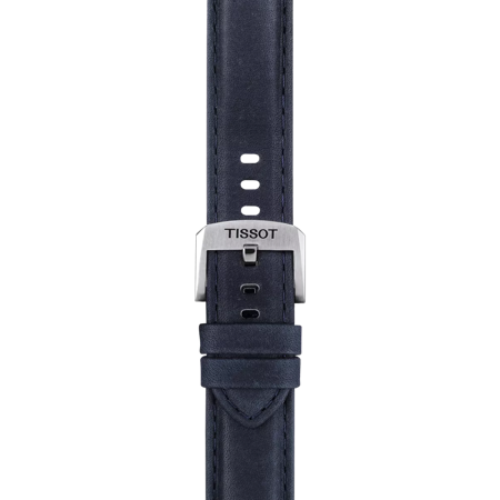 Tissot Official Blue Leather Strap Lugs 20 mm