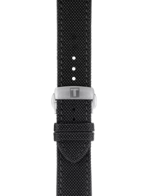 Zoom on Tissot Official Black Fabric Strap Lugs 21 mm