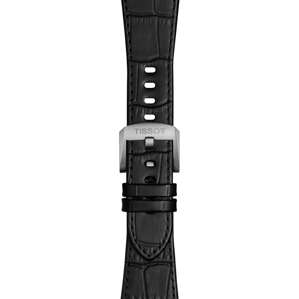 Correa Oficial Tissot PRX de piel negra 42 mm