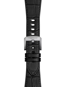 Zoom on Tissot Official Black PRX 42mm leather strap