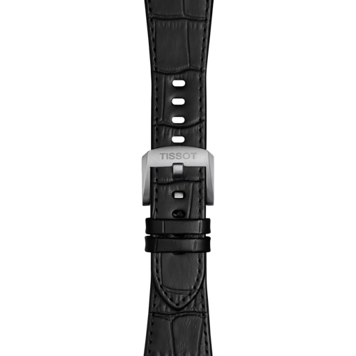 Zoom on Tissot Official Black PRX 42mm leather strap