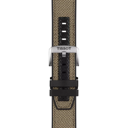 Zoom auf das Armband der Uhr Tissot T-Touch Connect Solar