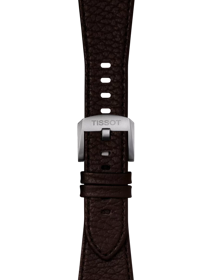 Tissot Official Brown PRX 40mm Leather Strap With Steel Endpiece