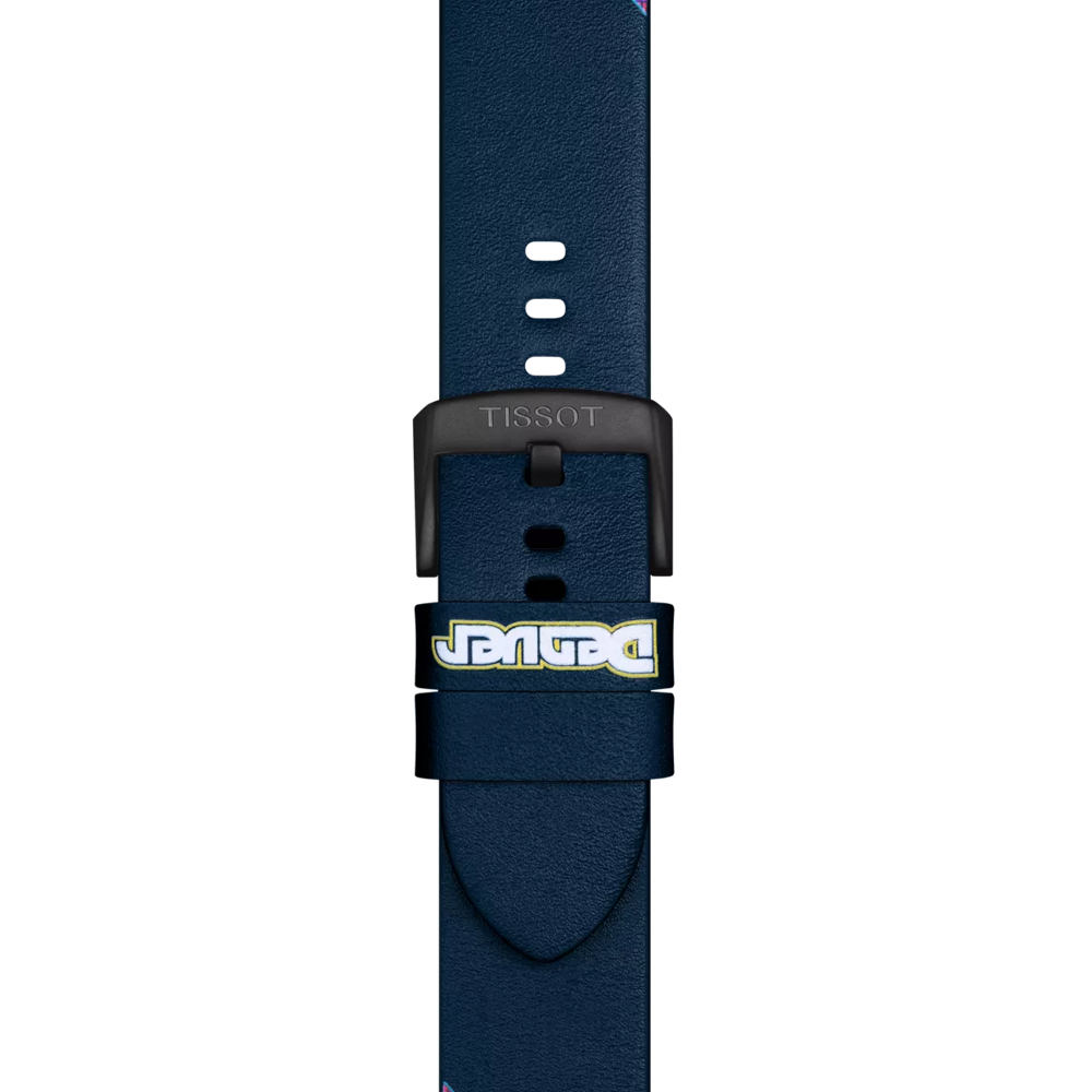 Tissot Official Blue Leather Strap Lugs 22 mm