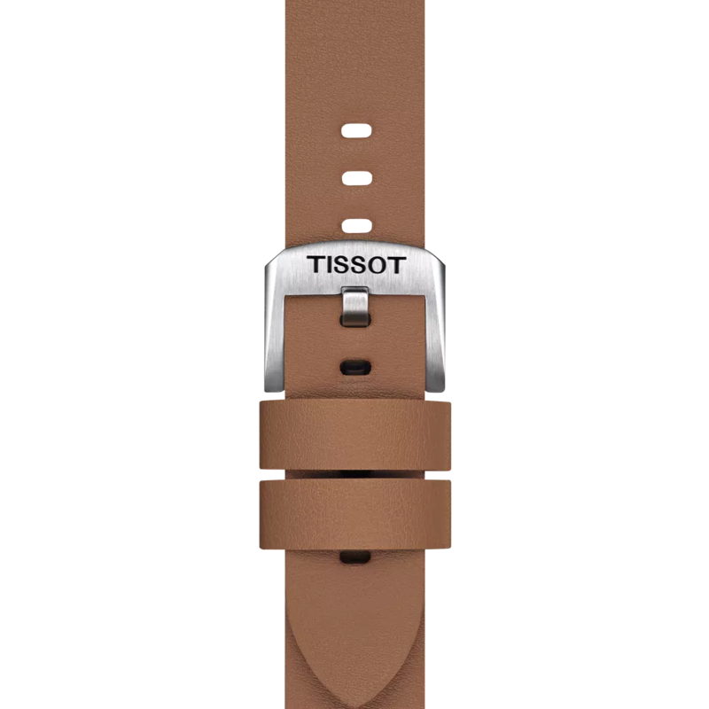 TISSOT オフィシャル ブラウン ストラップ 18 mm