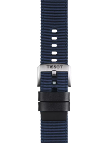 Tissot Official Blue Fabric Strap Lugs 22 mm